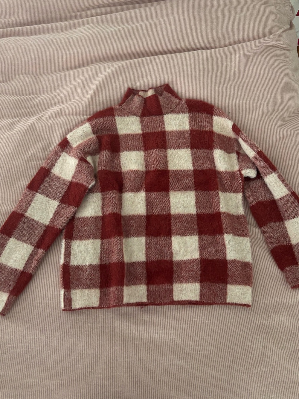 Zara Kids Gingham Checkered Sweater